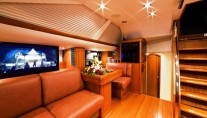 Stravaig -  Salon looking aft